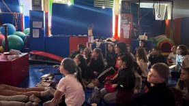 Burhaniye'de anne ve çocukları sporda buluştu