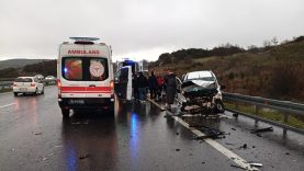 İzmir-İstanbul Otoyolunda Zincirleme Kaza 1 Ölü, 10 Yaralı