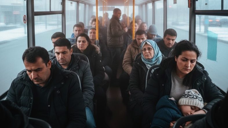 Balıkesir’de Toplu Taşıma Krizi Otobüste Hamam, Dışarıda Ayaz!