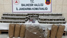 Balıkesir’de kaçakçılık ve organize suç operasyonu 10 şüpheli yakalandı