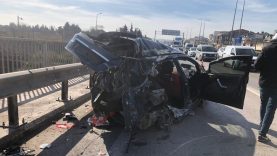 Bandırma Çevre Yolunda Korkunç Kaza Otomobil Tankere Çarptı