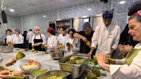 Burhaniye'de Gastronomide zeytinyağı deneyimi gerçekleştirildi