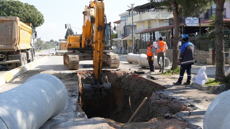 BASKİ Burhaniye’nin 50 yıllık altyapısını yeniliyor