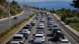 Balıkesir Edremit Körfezi Yolunda Trafik Adım Adım İlerliyor