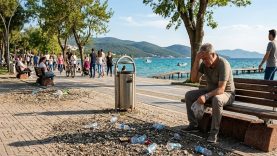 Balıkesir Sahillerinde ve Parklarında Görünmez İstila Çekirdek Kabuğu Kirliliği Büyüyor!