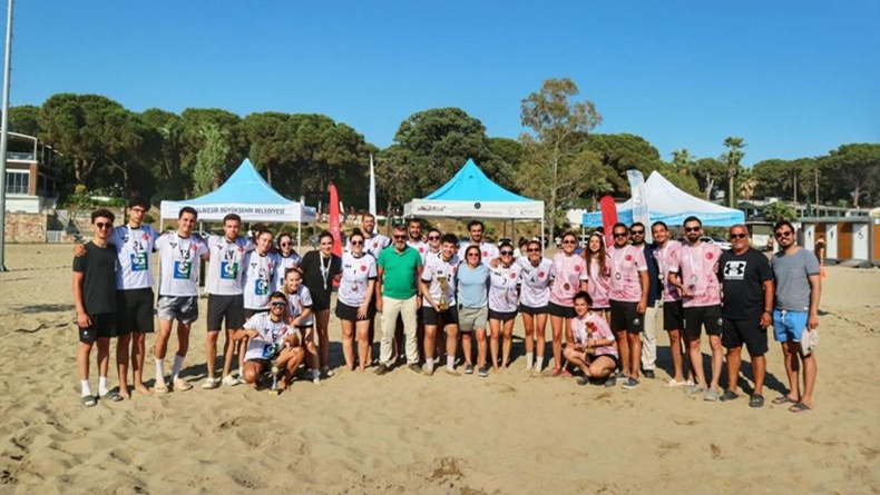 Balıkesir’de Plaj Korfbol Türkiye Şampiyonası yapıldı