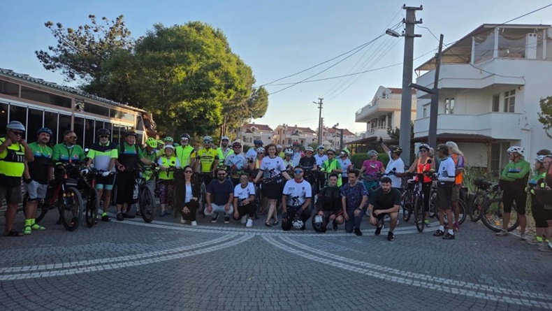 Edremit’te pedallar özel güvenlik görevlileri için döndü