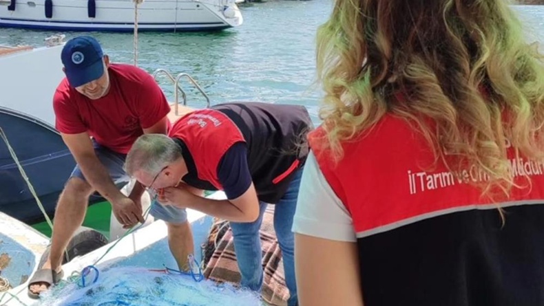 Sürdürülebilir balıkçılık için av araçlarına markalama çalışması yapıldı