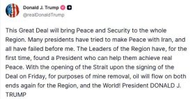 ABD Başkanı Trump: "İran anlaşması tüm bölgeye barış ve güvenlik getirecek"