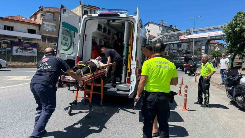Alaplı’da motosiklet kazası: 1 kişi yaralandı