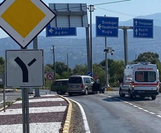 Bozdoğan’da trafik kazası: 1 yaralı