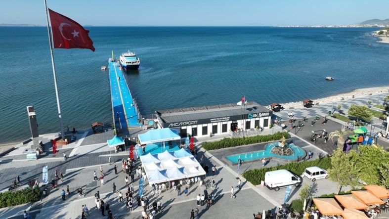Akın, sözünü tuttu BADO’nun Akçay-Midilli Hattı açıldı (2)