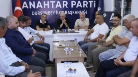Anahtar Parti Balıkesir İl Başkanı Ahmet Sağlam Dursunbey'de Teşkilat ve Esnafla Buluştu