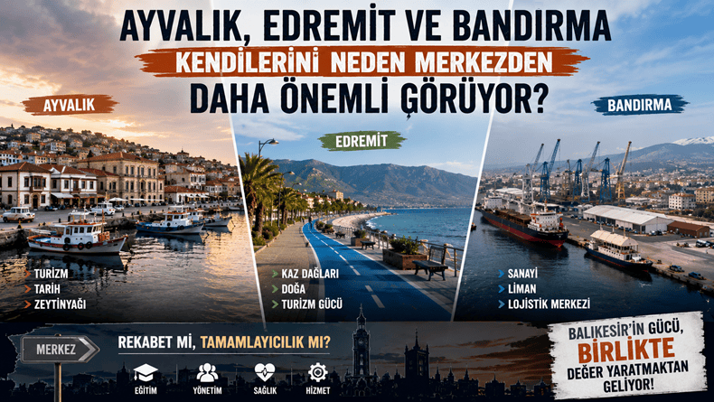 Ayvalık, Edremit ve Bandırma Kendilerini Neden Merkezden Daha Önemli Görüyor?