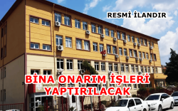 Balıkesir İl Milli Eğitim Müdürlüğü Bina Onarım İşleri Yaptıracak
