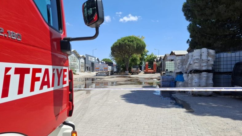 Balıkesir Küçük Sanayi Sitesi'nde Kimyasal Madde Paniği!