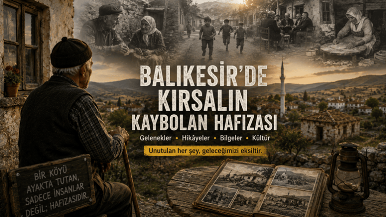 Balıkesir'de Kırsalın Kaybolan Hafızası