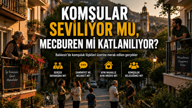 Balıkesir'de Komşular Seviliyor mu, Mecburen mi Katlanılıyor