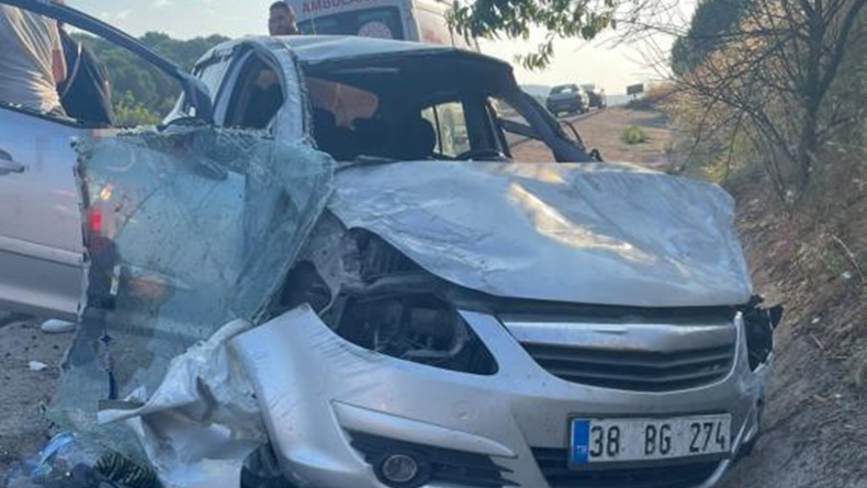 Balıkesir’de şarampole uçan otomobilde 1 kişi yaralandı