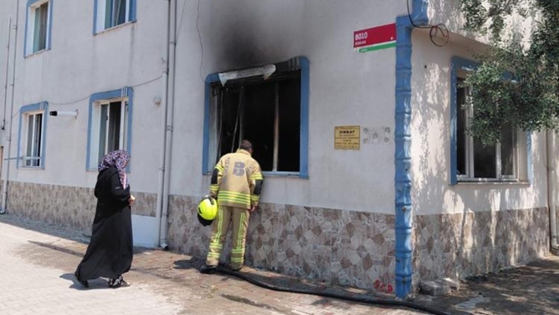 Gönen’de bir evde çıkan yangın hasara neden oldu