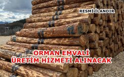 İvrindi Orman İşletme Müdürlüğü Orman Emvali Üretim Hizmeti Alacak