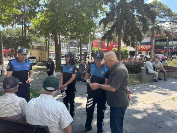 Erzincan polisinden dolandırıcılığa karşı bilgilendirme çalışması