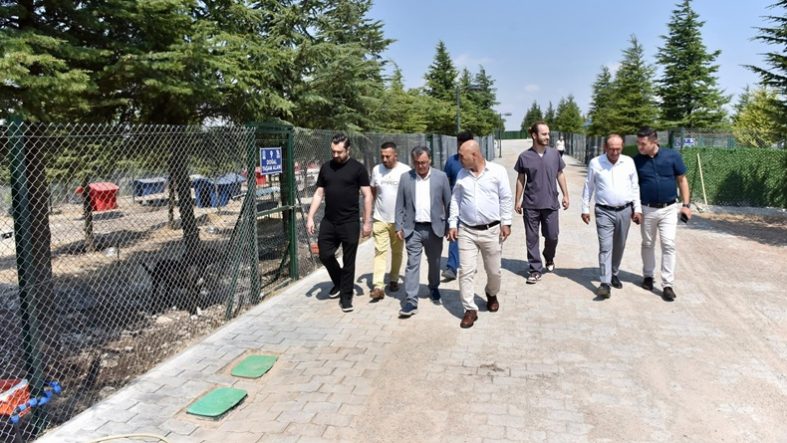 Altıeylül Hayvan Bakımevi'nde Çalışmalar Yerinde İncelendi (1)