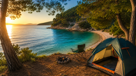 Balıkesir’de Kamp ve Deniz Keyfi Aynı Koyda!