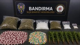 Bandırma’da 8 ayda 21 kilodan fazla uyuşturucu ele geçirildi