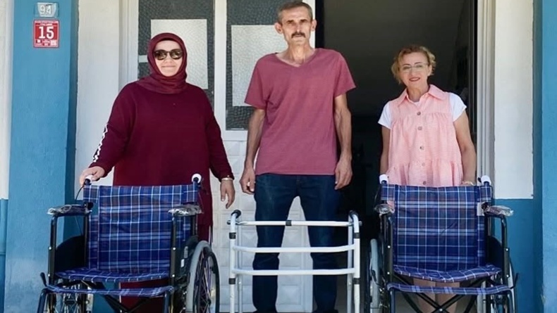 Burhaniye’de kadın muhtar hayır severleri harekete geçirdi