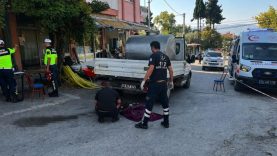 Dursunbey’de trafik kazası 91 yaşındaki şahıs hayatını kaybetti