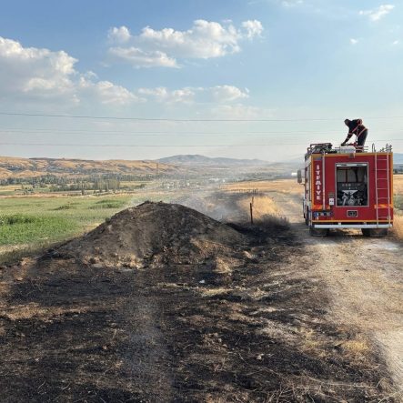 Çankırı’da çıkan arazi yangını söndürüldü