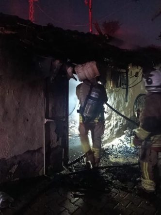 Reyhanlı’da müstakil evden alevler yükseldi