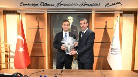 Ahmet Akın, BESOB Heyetini Ağırladı (1)