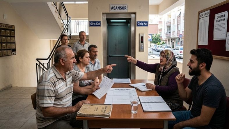 Balıkesir’de apartmanları ikiye bölen soru Giriş kat asansör parası öder mi