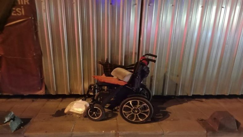Balıkesir'de feci kaza Engelli vatandaş hayatını kaybetti