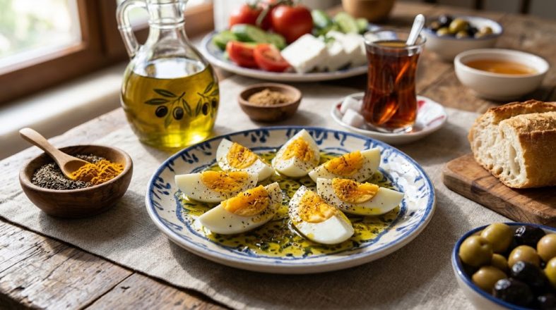 Balıkesir’de haşlanmış yumurtaya bunu ekleyenlerin sayısı artıyor