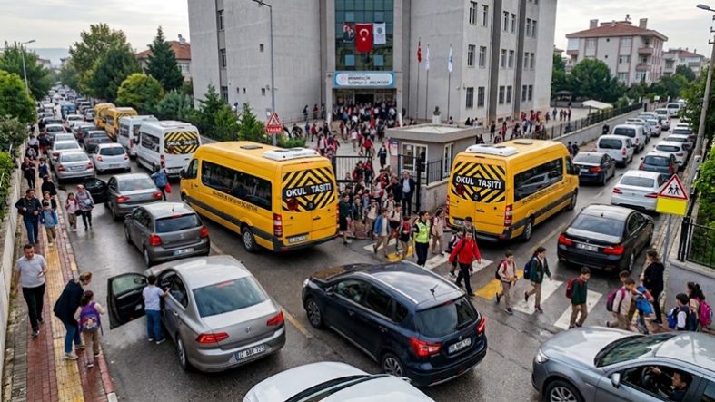 Balıkesir’de okul önlerinde işler karıştı