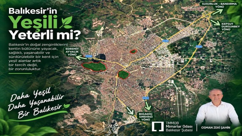 Balıkesir’in Yeşili Yeterli mi