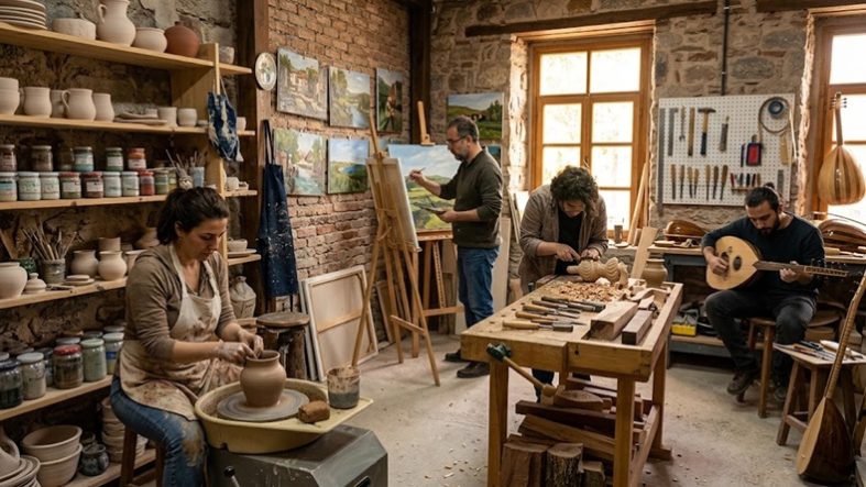 Balıkesir’in arka sokaklarında sessiz bir üretim var
