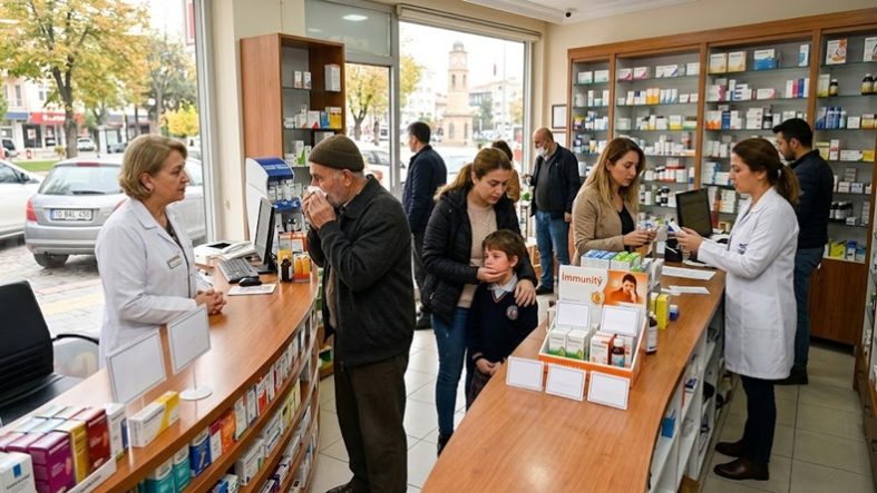 Eczanelerde yoğunluk arttı Balıkesirliler bu şikâyetlerle gidiyor