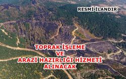 İvrindi Orman İşletme Müdürlüğü Toprak İşleme ve Arazi Hazırlığı Hizmet Alımı