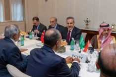 Dışişleri Bakanı Fidan, Türkiye-Mısır-Pakistan-Suudi Arabistan Dışişleri Bakanları Toplantısı’na katıldı
