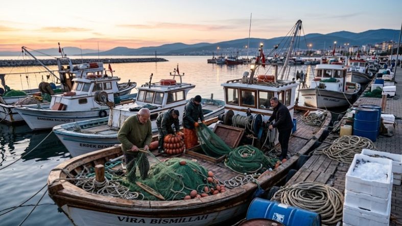 Balıkesir’de Balıkçıların Denize Açılmadan Önce Yaptığı Hazırlıklar Neler