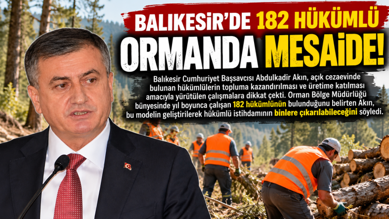 Balıkesir’de Orman Mesaisi