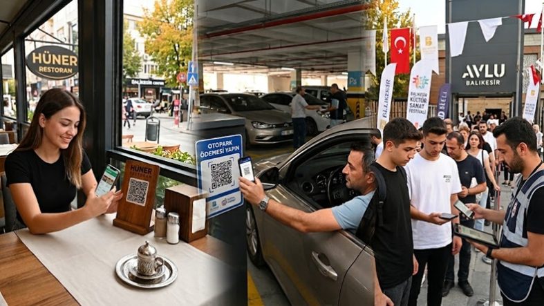 Balıkesir’de QR kod dönemi Masadan otoparka kadar hayat nasıl değişti