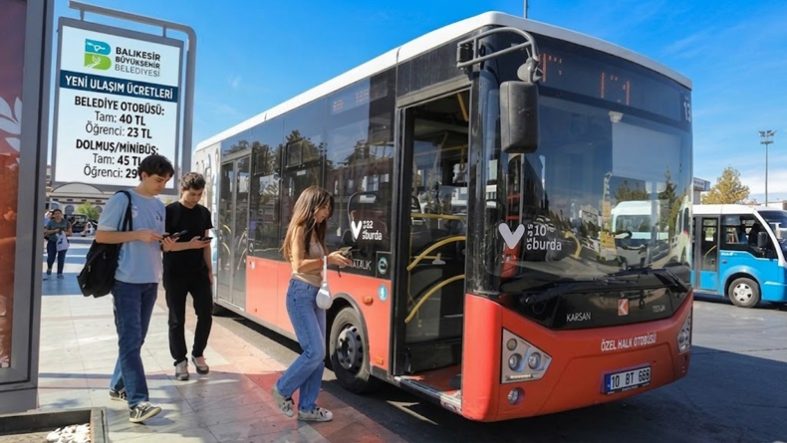 Balıkesir’de Toplu Taşıma Ücretleri Değişti! Tam ve Öğrenci Bileti Kaç TL Oldu?