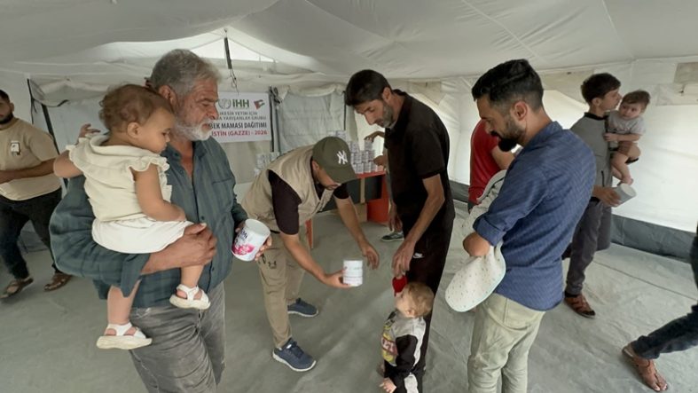 Balıkesir’den Gazze’deki Bebeklere Destek 700 Paket Mama Ulaştırıldı (1)