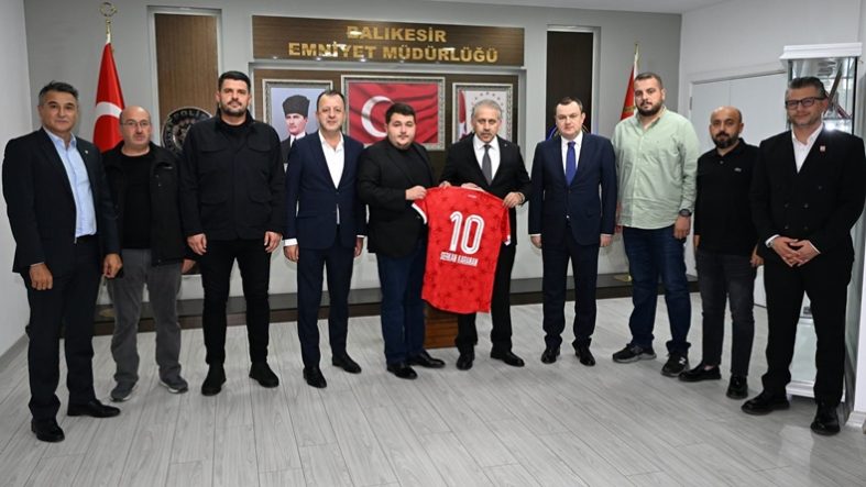 Balıkesirspor Yönetiminden İl Emniyet Müdürü Karaman’a Ziyaret