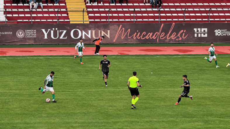 Burhaniye Belediyespor, Çanakkalespor deplasmanından puansız döndü
